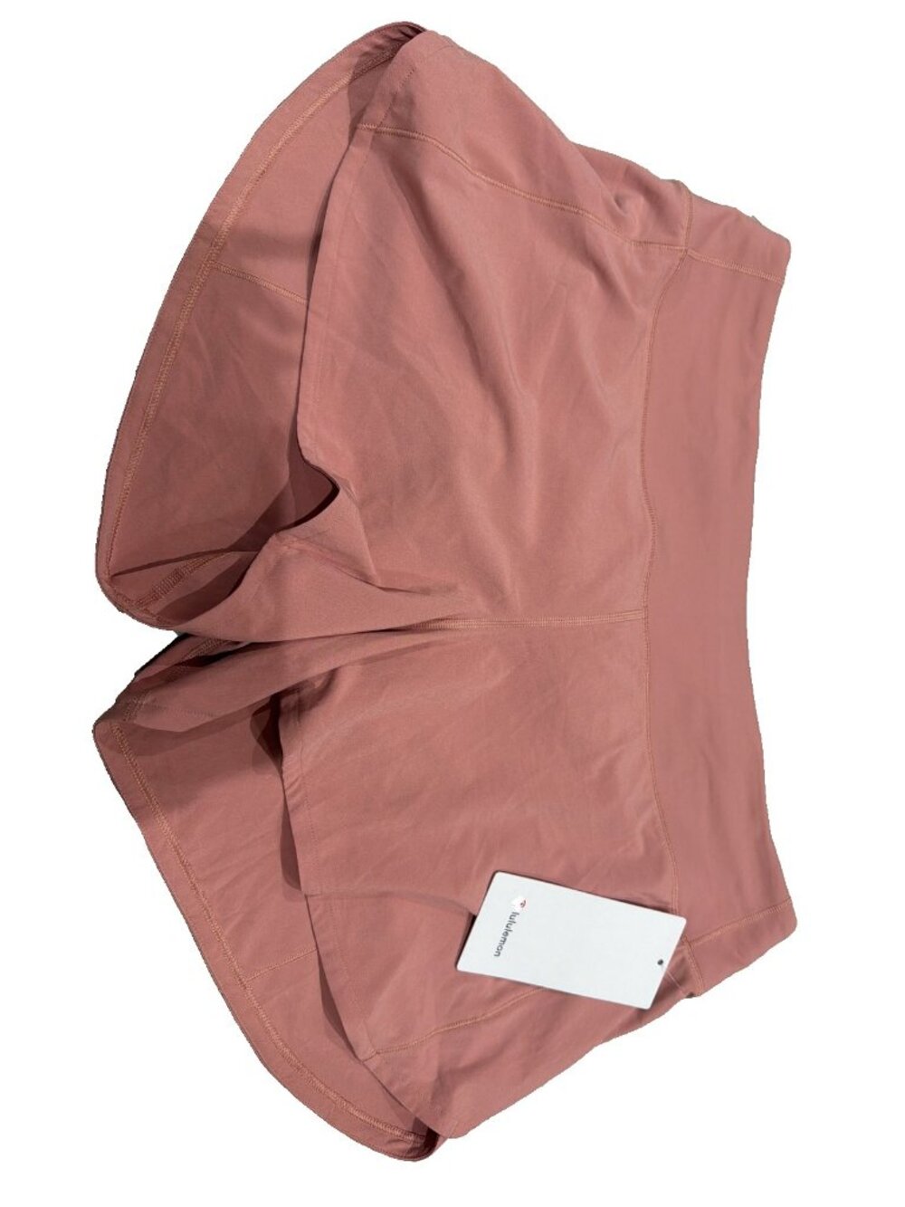 Lululemon Speed Up Mid-Rise Lined Short 4" Pink Savannah Women's 14 NWT
